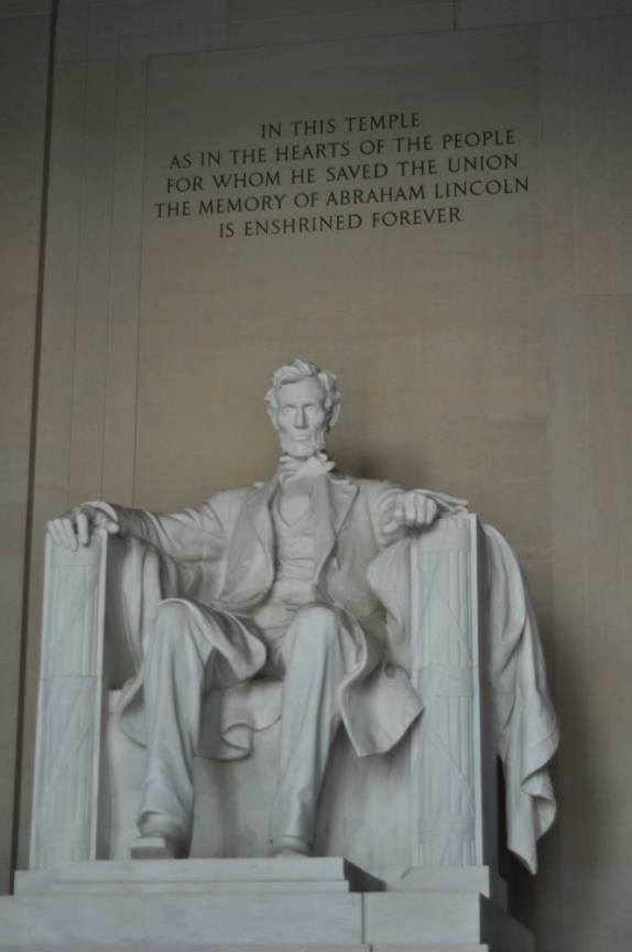 Lincoln Monument, em Washington DC, capital dos Estados Unidos